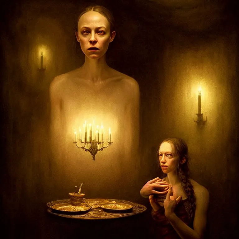 Prompt: epic professional digital art of hungry lindsay, moderate atmospheric lighting, painted, intricate, detailed, foreboding, by leesha hannigan, wayne haag, reyna rochin, ignacio fernandez rios, mark ryden, iris van herpen,, epic, stunning, gorgeous, much wow, cinematic, masterpiece.