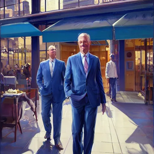 Image similar to epic cinematic hyperrealism masterpiece where happy businessmen appear. realistic poster with shaded lighting by craig mallismo, artgerm, jeremy lipkin and michael garmash, unreal engine, radiant light, detailed and complex environment, digital art, art station trends