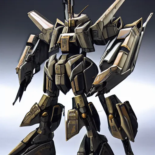 Image similar to photograph in ps 5 armoredcore 6, one slim full body ornate armored core by fujioka kenki and by mamoru nagano,