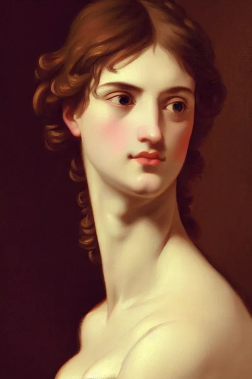 Image similar to gentelman, painting by jacques - louis david, andrea appiani, jean auguste dominique ingres, theodore gericault. rossetti bouguereau, detailed art, artstation