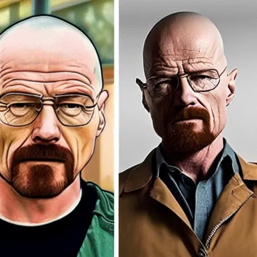 Image similar to walter white as gigachad