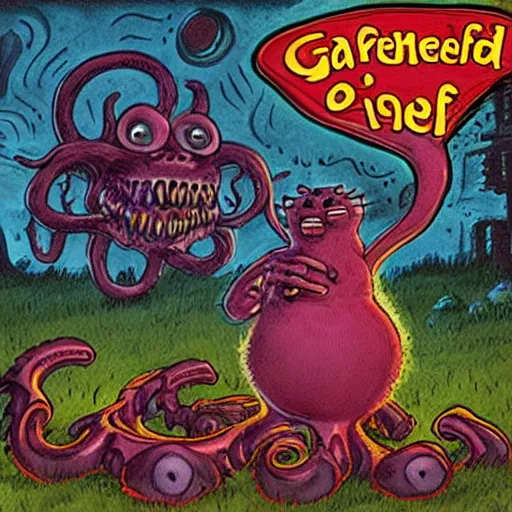 Image similar to Garfield Lovecraftian Horror