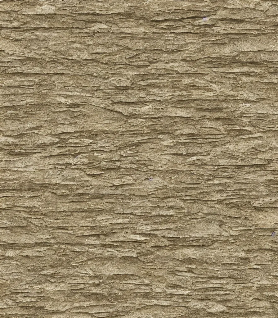 Prompt: texture map of beige stone with horizontal rectilinear engraving