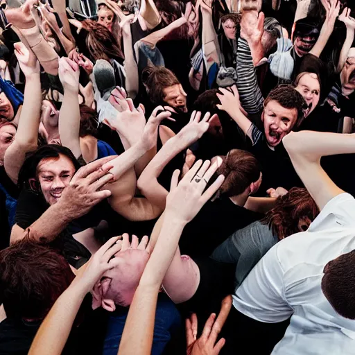 Image similar to moshpit in a public toilet