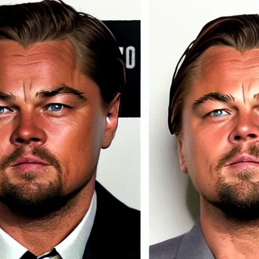 Image similar to drunk leonardo dicaprio mugshot