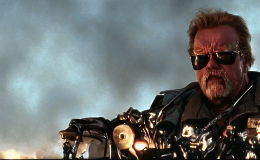 Image similar to the terminator starring wilford brimley vfx film