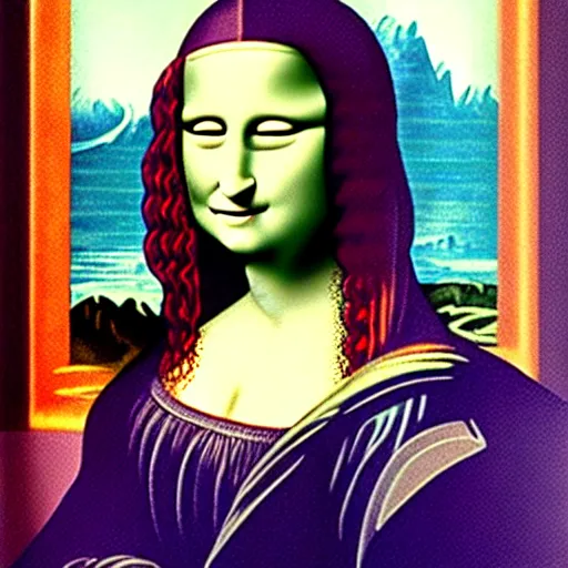 Image similar to mona lisa smoking a cigarette, cubism