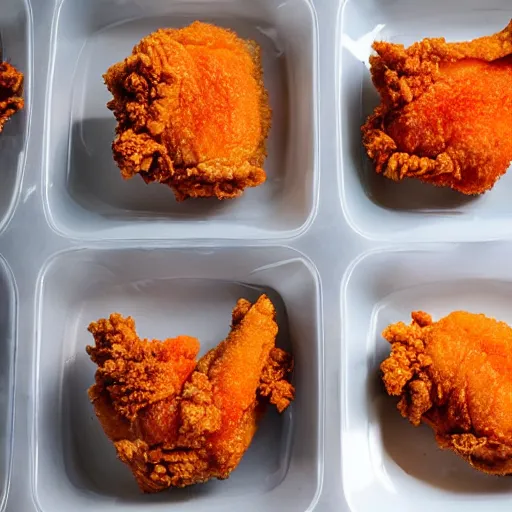 Image similar to jello shaped like fried chicken