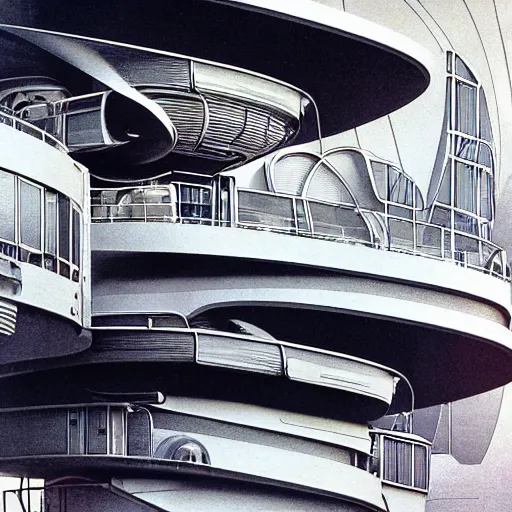 Image similar to futuristic dwelling by buckminster fuller and syd mead, contemporary architecture, photo journalism, photography, cinematic, national geographic photoshoot