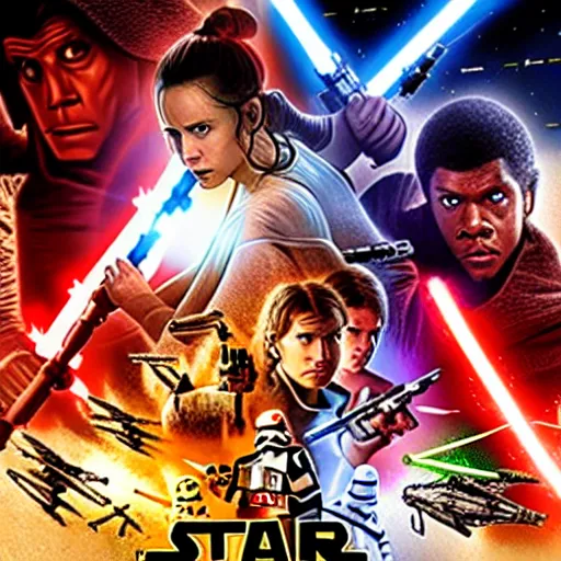 Image similar to star wars episode 1 5 movie poster