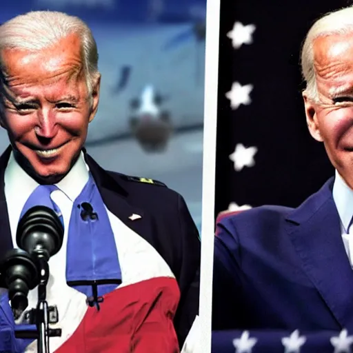 Image similar to e. t. joe biden g. i. joe