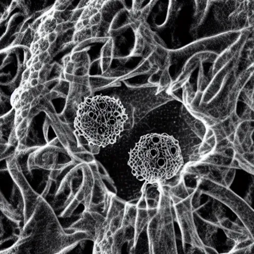 Prompt: sem micrograph of an amoeba smoking a joint