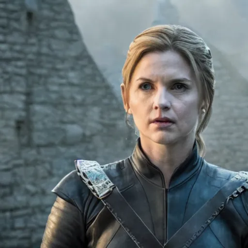 Image similar to A still of Jill Valentine in Game of Thrones