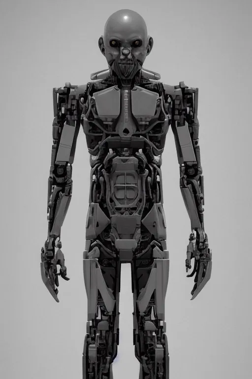 Image similar to symmetry!! full body kitbash human anatomy concept, gun metal grey, humanoid cyborg, monkey limbs, digital art, in the style of ben lol, brian sum, ramil sunga, herbert lowis, furio tedesschi, christopher cao, artstation, pinterest, deviantart, photoshop, octane render, unreal engine