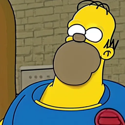 Prompt: Homer Simpson in GTA style
