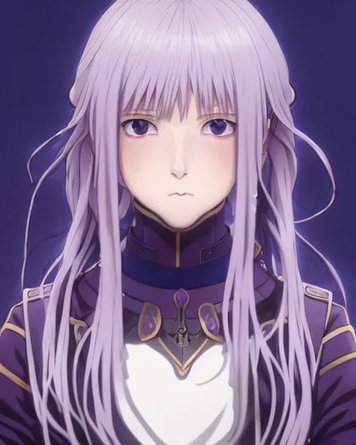 Image similar to symmetrical cantered portrait Anime Violet Evergarden as a fantasy paladin, cute-fine-face, pretty face, realistically shaded, Perfect face, fine details. Anime, realistic shaded lighting by Ilya Kuvshinov, katsuhiro otomo, ghost-in-the-shell, magali villeneuve, artgerm, rutkowski, WLOP Jeremy Lipkin, Giuseppe Dangelico Pino, Michael Garmash, Rob Rey