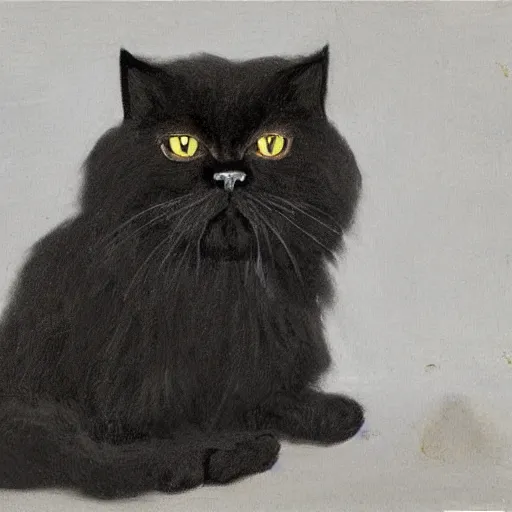 Stare Black Cat Graphic by danmoroboshi · Creative Fabrica