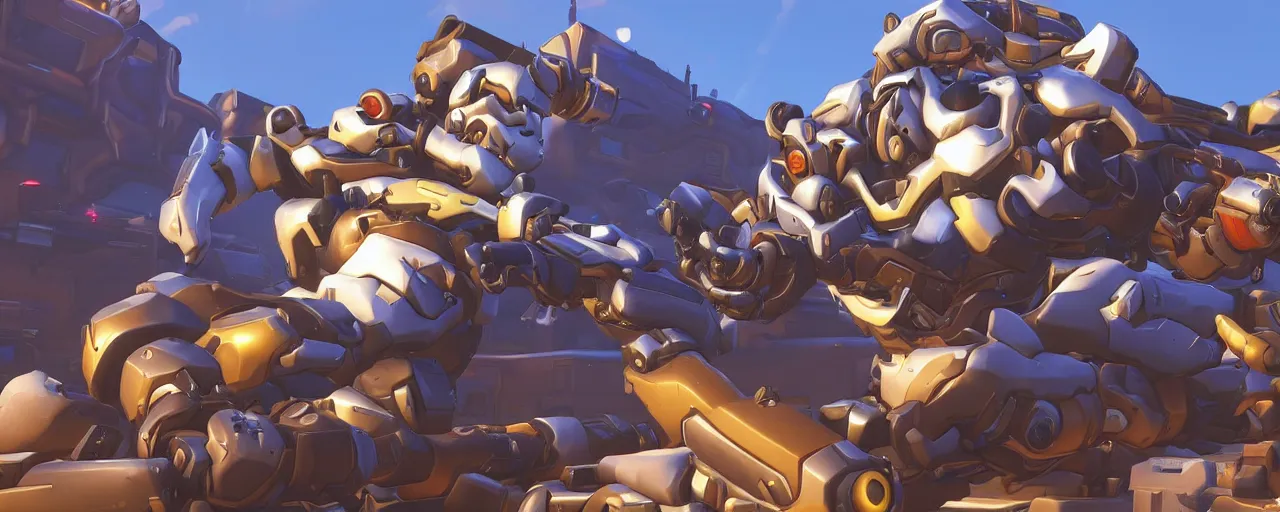 Image similar to a stunning loading screen for a new overwatch map