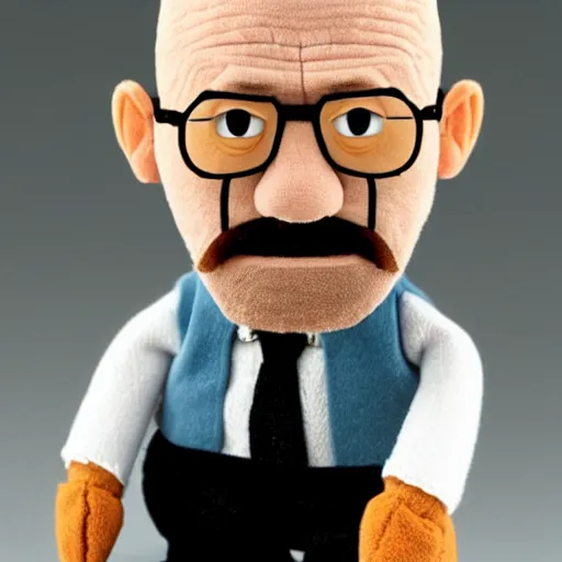 Image similar to walter white from breaking bad as a muppet