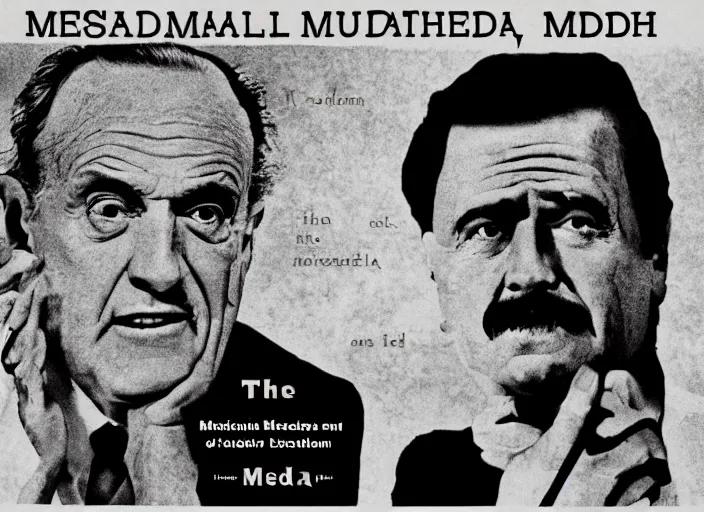 Image similar to 'The medium is the message', a quote from Understanding Media: The Extensions of Man by Marshall McLuhan