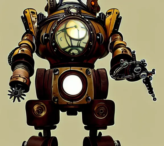 Image similar to futuristic steampunk ferret - shaped mech, steampunk bioshock - inspired ferret - robot, borderlands - inspired ferret - shaped robot