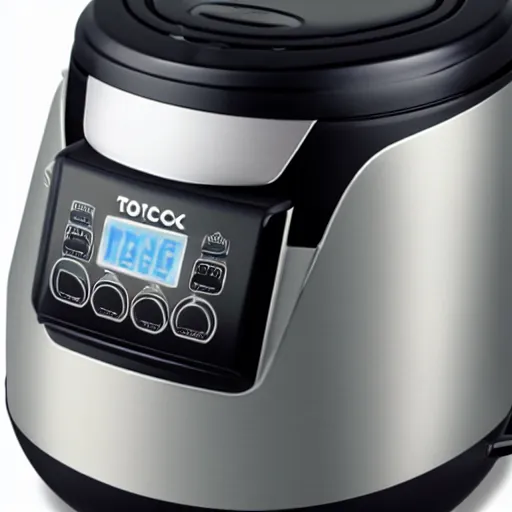 Prompt: a product image, for a toilet that also works as a crockpot. the toicrock.