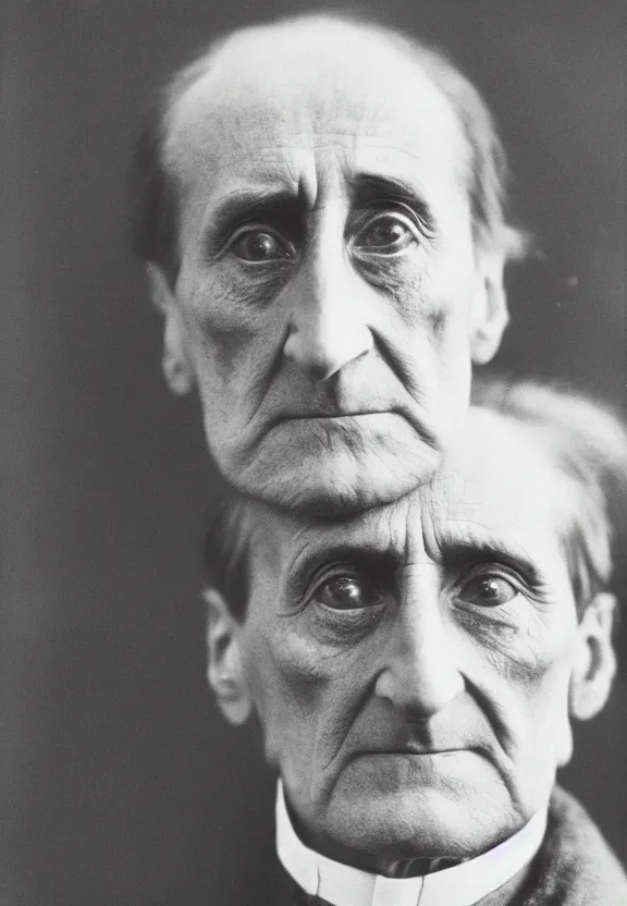 Image similar to a close - up casual photo of marcel duchamp with pensive eyes, 1 9 2 0 s monochrome snapshot, graflex 4 x 5, f 1. 8, 3 5 mm, ilford delta 3 2 0 0 pro