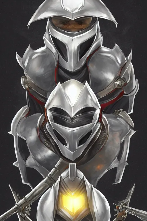 Image similar to helmet armor guardian destiny in witch queen illumination ray tracing hdr fanart arstation by sung choi robot ninja mask and eric pfeiffer and gabriel garza and casper konefal