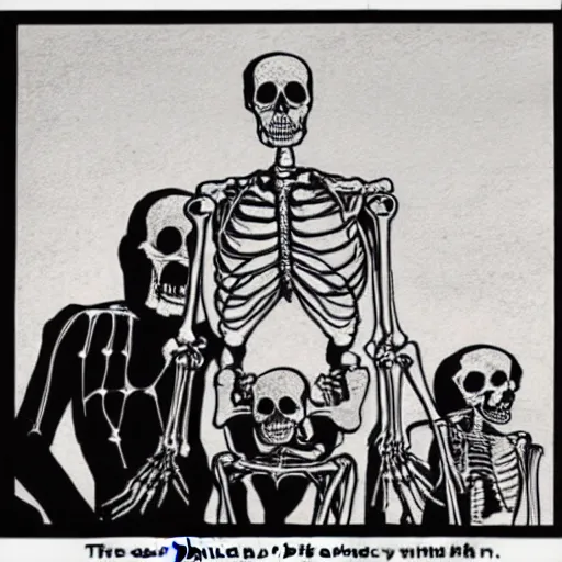 Image similar to The skeletal man behind you