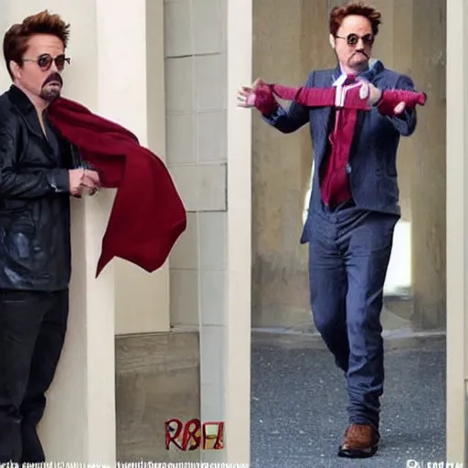 Image similar to Robert Downey Jr dressed like Harry Potter