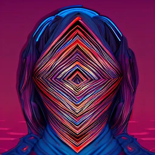 Image similar to the most original and beautiful profile picture on discord, symetrical, 4 k, beautiful gorgeous digital art, trending on artstation, dark tones