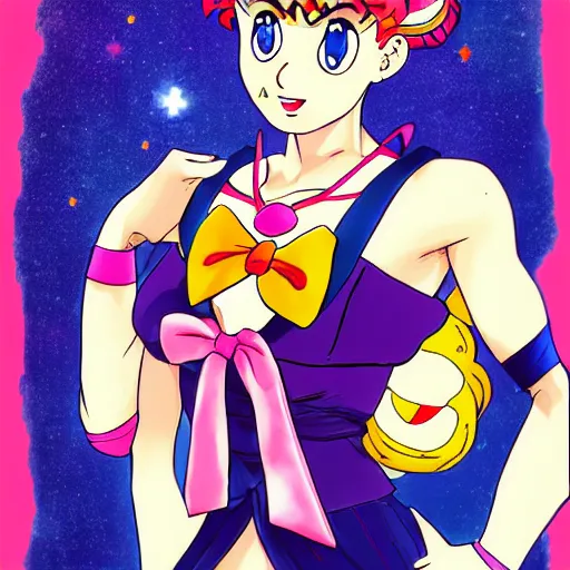 Prompt: sailor moon by peter zumthon