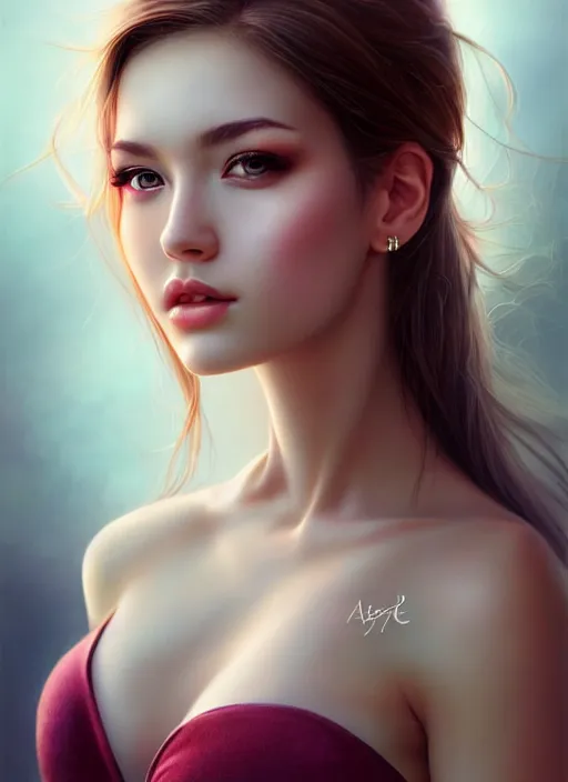 Image similar to a gorgeous female photo, professionally retouched, soft lighting, half body shot, realistic, smooth face, perfect eyes, symmetrical, wide angle, sharp focus on eyes, 8 k high definition, insanely detailed, intricate, elegant, art by artgerm, cherry blossoms