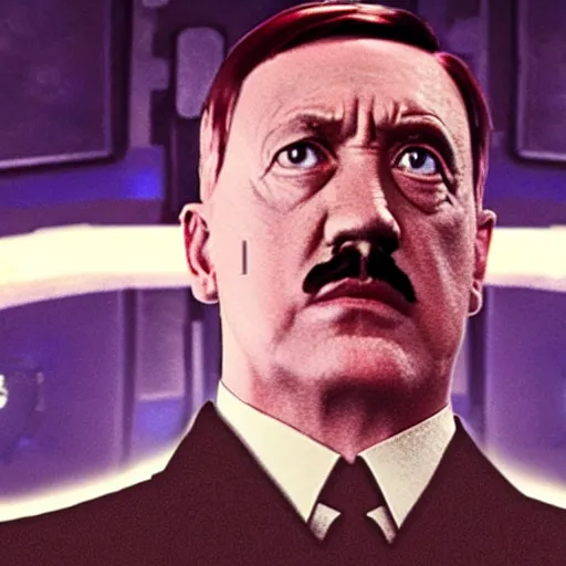Image similar to a still of Hitler as Thanos in Avengers Endgame