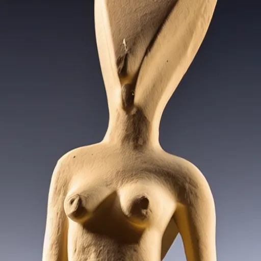 Prompt: cycladic figurine