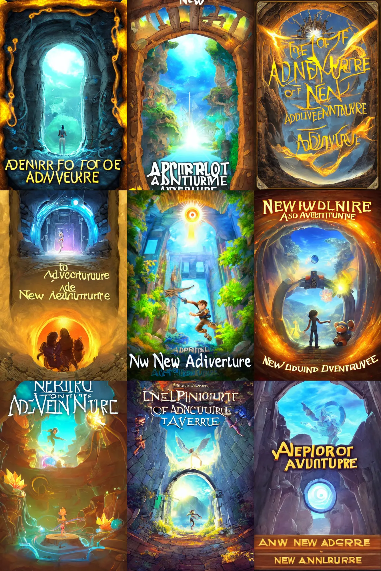 Prompt: portal to new adventure