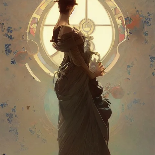 Prompt: Everything is in the public domain. Elegant, intricate, digital painting, artstation, concept art, smooth, sharp focus, illustration, art by artgerm and greg rutkowski and alphonse mucha