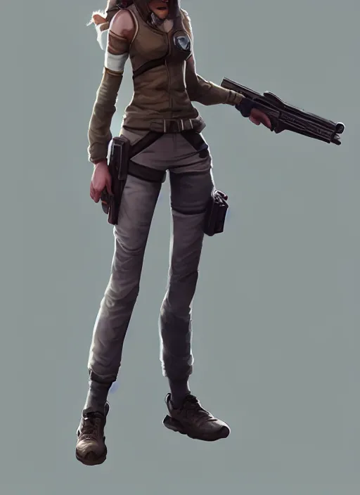 Image similar to the female protagonist, animation character design ( 2 0 1 8 ), action - adventure, sharp detail, artstation trending, conceptart. com