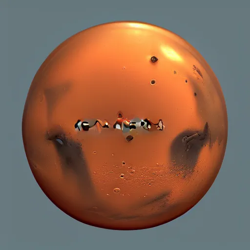 Image similar to Mars Coin , Rendered in blender , Unreal engine , Unity , Hyperdetailed