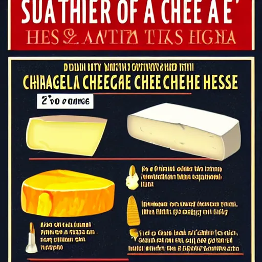 Image similar to sign about the dangers of eating cheese, psa, warning, highly detailed, high quality, high resolution