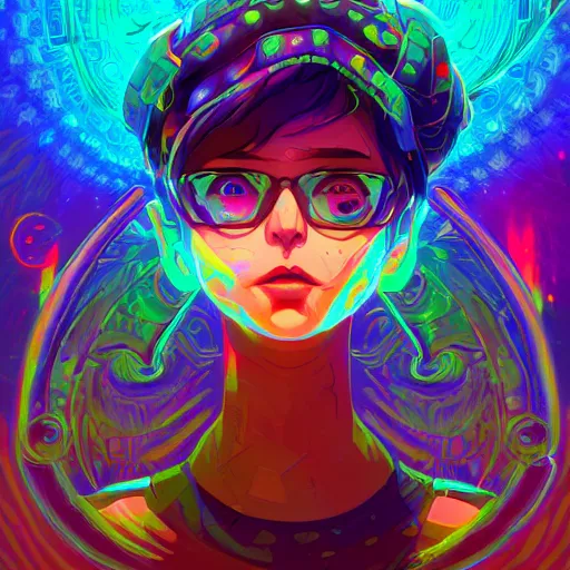 Image similar to skill magic deepdream radiating a glowing aura stuff loot legends stylized digital illustration video game icon artstation lois van baarle, ilya kuvshinov, rossdraws,