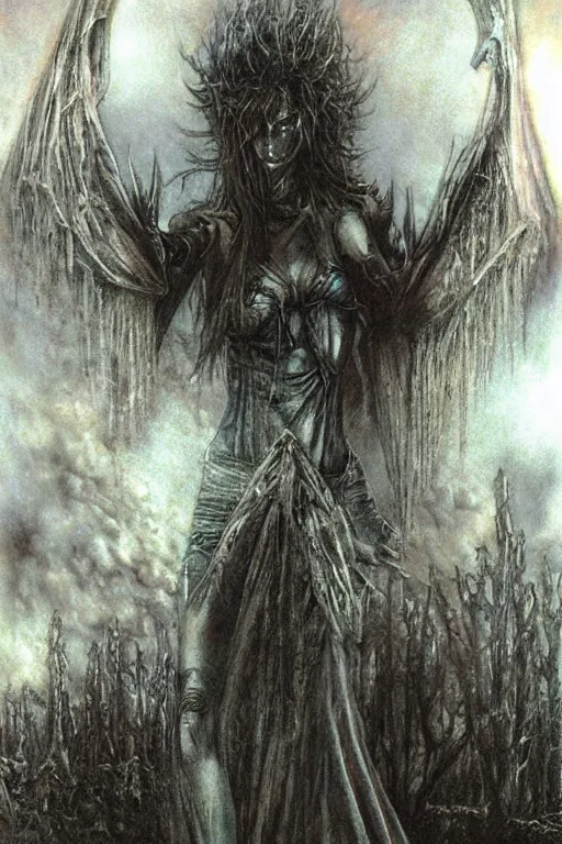 Image similar to highway to hell by luis royo.