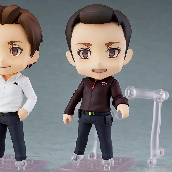 Prompt: a anime nendoroid of Elon Musk, figurine, product photo, detailed