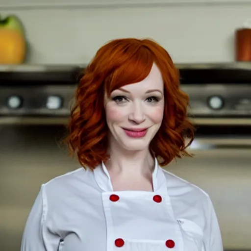 Image similar to christina hendricks as chef,