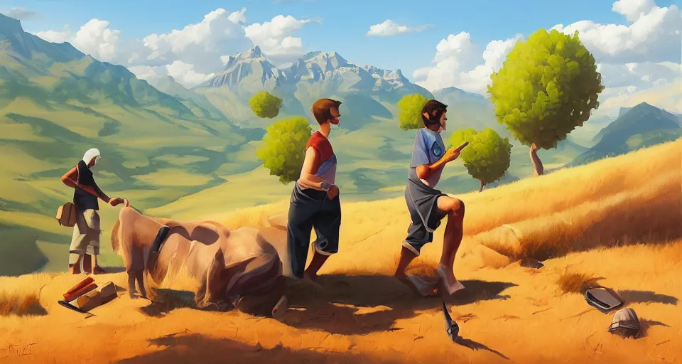 Image similar to the two complementary forces that make up all aspects and phenomena of life, by RHADS