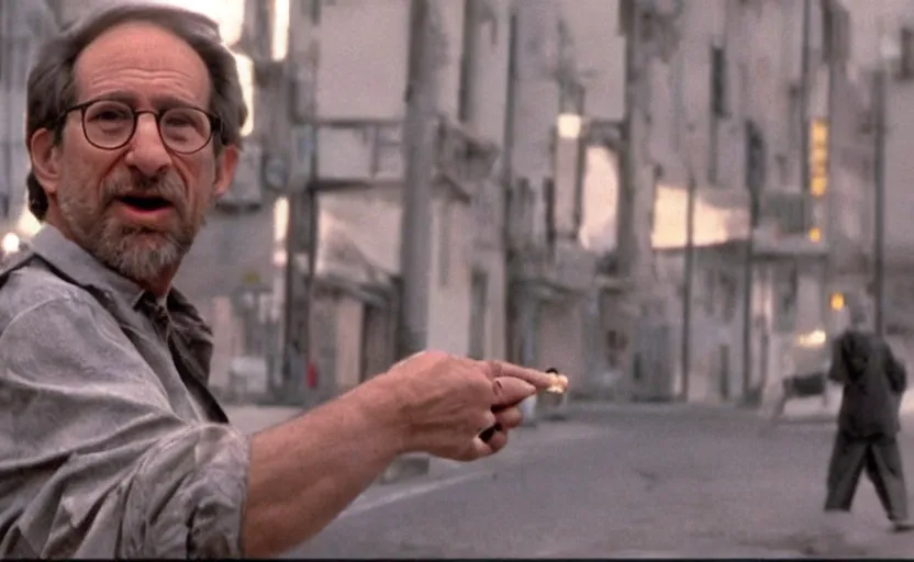 Image similar to high quality high detail movie screenshot by steven spielberg, hd,