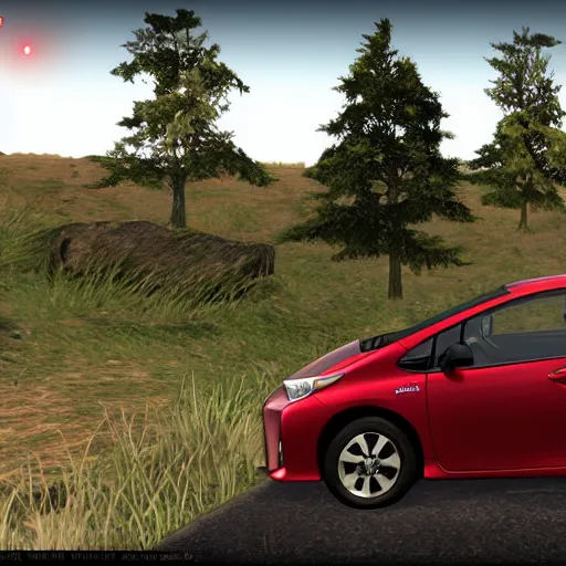 Prompt: toyota prius, in h 1 z 1, screenshot