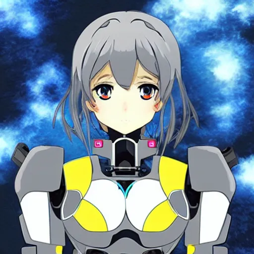 Image similar to anime girl in the mecha