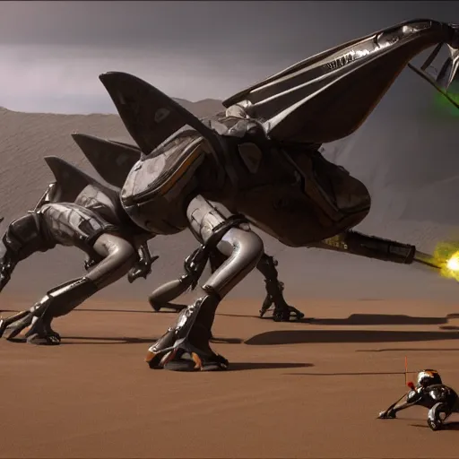 Image similar to starship troopers reimagined as a pixar film, 3 d render, cinematic