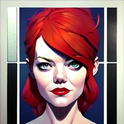 Image similar to joshua middleton, phil noto, artgerm, emma stone poison ivy dc comics, vines, symmetrical eyes, city rooftop